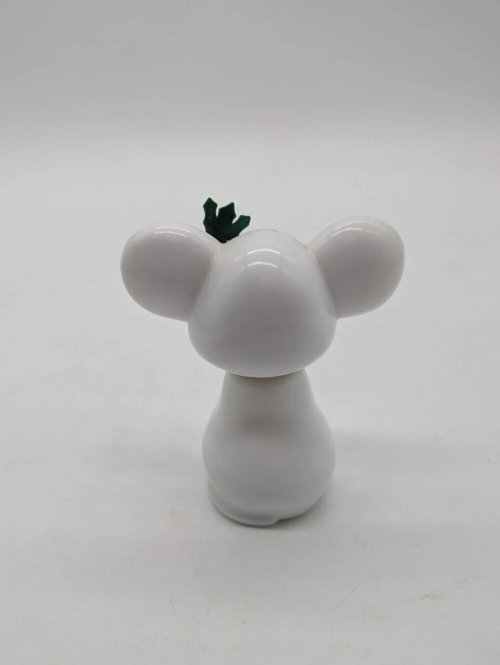 Vintage Avon Merry Mouse Christmas Perfume Bottle Cotillion Cologne .75 oz 1970s